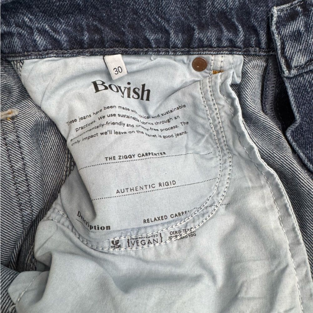 Boyish The Ziggy Carpenter Jeans Size 30 - Picture 8 of 8